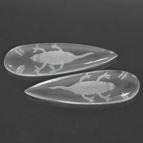 29.12캐럿 천연 클리어 화이트 석영 보석, 배 모양, 투명한