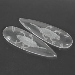 29.12캐럿 천연 클리어 화이트 석영 보석, 배 모양, 투명한