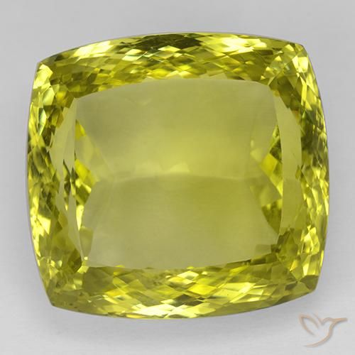 73.08ct 자연스러운 옥수수 노란색 석영, 방석, IF