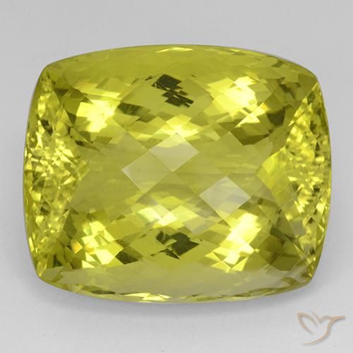 62.08ct 자연스러운 미디엄 옐로우 석영, 방석, IF