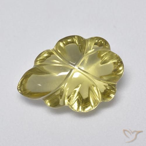4.25ct 자연스러운 흙빛 노란색 석영, 팬시한, 투명한
