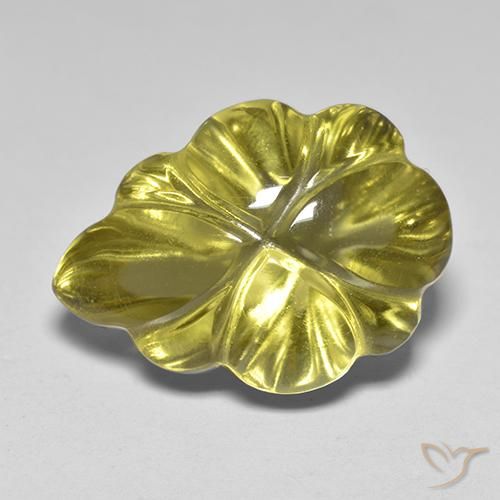 6.98ct 자연스러운 라이트 골든 옐로우 석영, 팬시한, 투명한