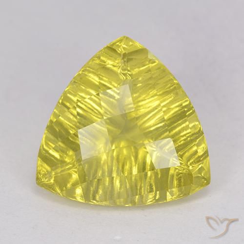 5.51ct 자연스러운 범블비 옐로우 석영, 일조, 투명한