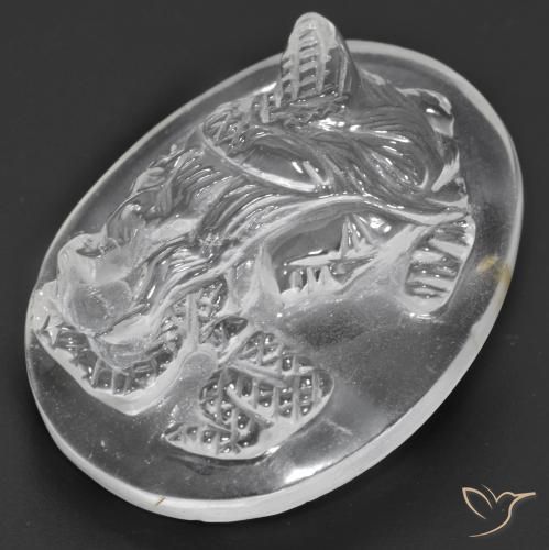 27.46ct 자연스러운 클리어 화이트 석영, 팬시한, 투명한