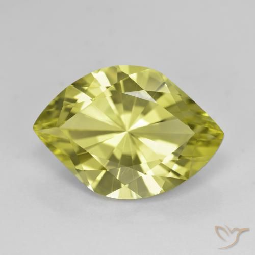 6.99ct 자연스러운 연한 초록색 석영, 보석, VVS