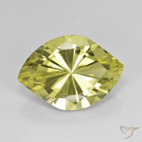 6.98ct 자연스러운 연한 초록색 석영, 보석, VVS