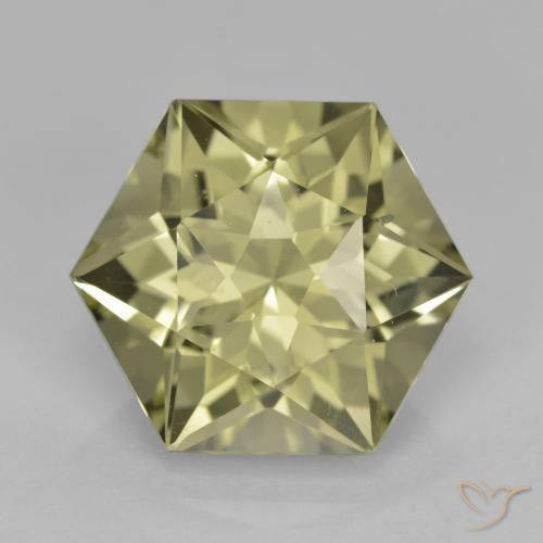 7.82ct 자연스러운 연노랑 석영, 팬시한, VVS