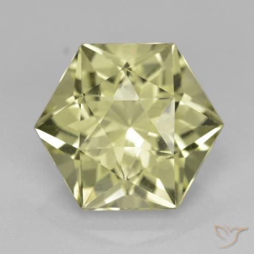 8.01ct 자연스러운 미디엄 옐로우 석영, 팬시한, VVS
