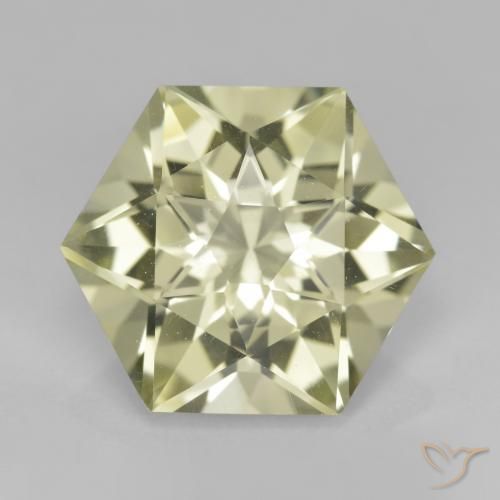 9.32ct 자연스러운 연노랑 석영, 팬시한, VVS-VS