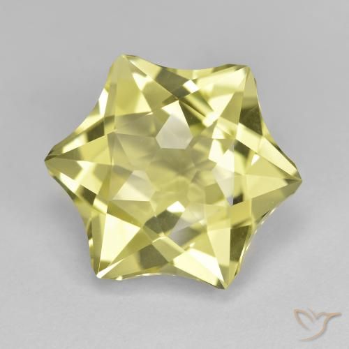 9.91ct 자연스러운 미디엄 라이트 옐로우 석영, 팬시한, VVS