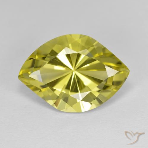 7.32ct 자연스러운 연노랑 석영, 팬시한, VVS-VS