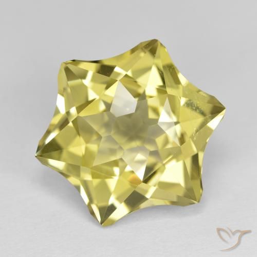 10.03ct 자연스러운 연노랑 석영, 팬시한, VVS-VS