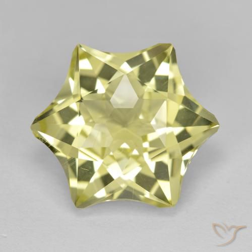 9.34ct 자연스러운 녹황색 석영, 팬시한, VVS