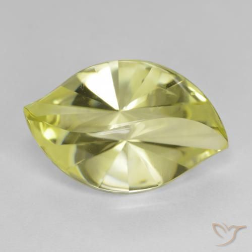 10.18ct 자연스러운 담황색 석영, 보석, VVS
