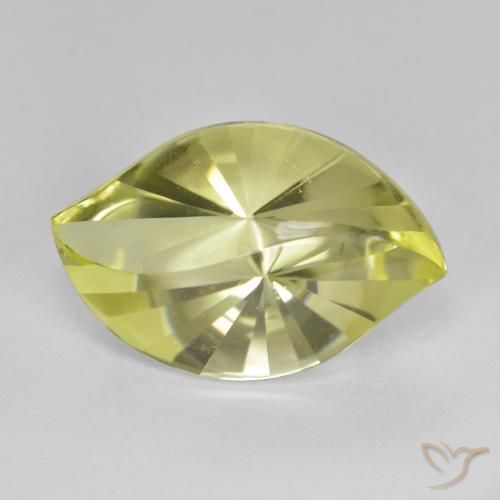 10.43ct 자연스러운 미디엄 라이트 옐로우 석영, 보석, VVS
