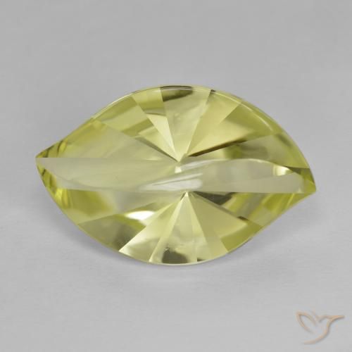 8.99ct 자연스러운 담황색 석영, 보석, VVS