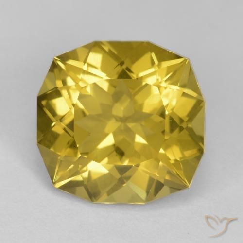 9.43ct 자연스러운 미디엄 옐로우 석영, 팬시한, VS