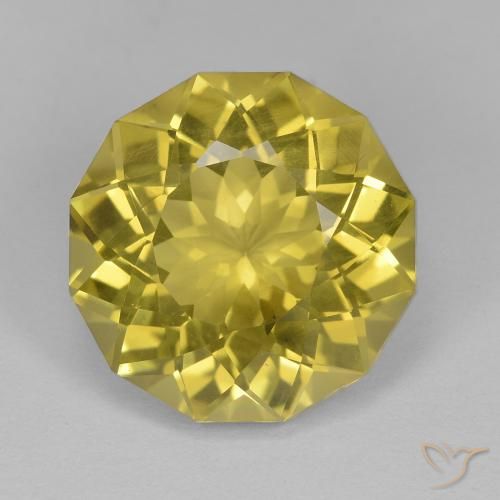 9.52ct 자연스러운 갈황색 석영, 팬시한, VS
