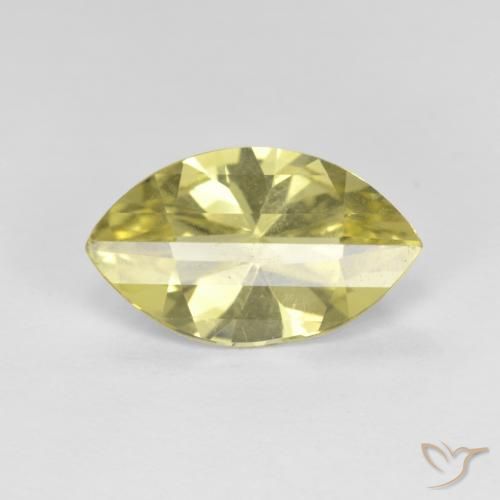 2.19ct 자연스러운 연노랑 석영, 보석, VVS