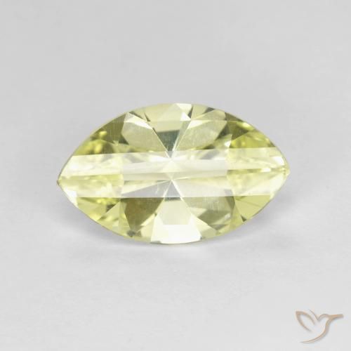 2.54ct 자연스러운 담황색 석영, 보석, VVS