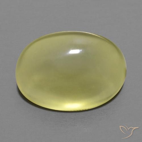 11.62ct 자연스러운 미디엄 옐로우 석영, 타원형, 투명한