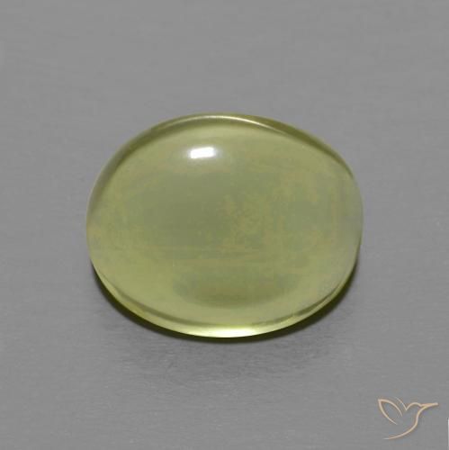 3.55ct 자연스러운 미디엄 옐로우 석영, 타원형, 투명한