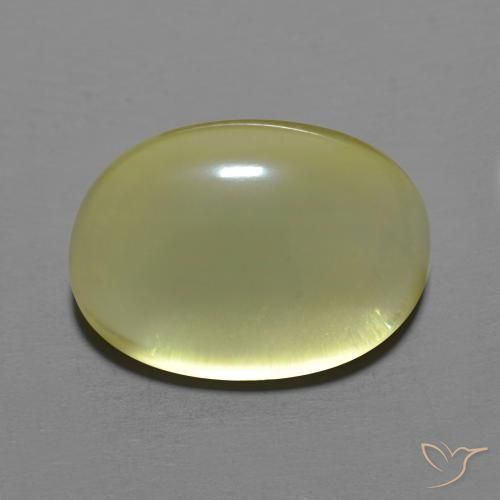 9.93ct 자연스러운 미디엄 옐로우 석영, 타원형, 투명한