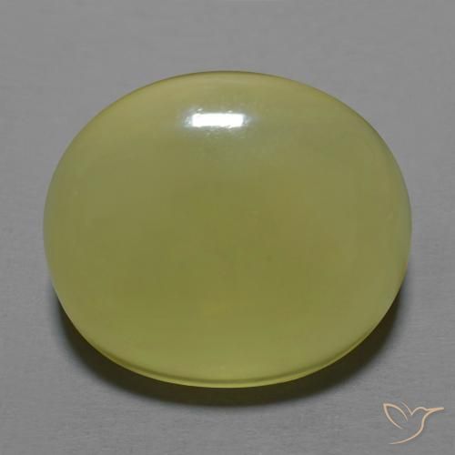 26.62ct 자연스러운 미디엄 옐로우 석영, 타원형, 투명한