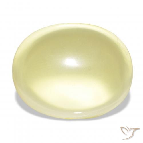 27.94ct 연노랑 석영, 타원형, 투명한