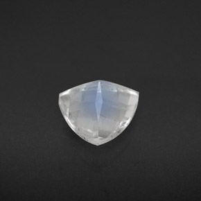 1.20캐럿 천연 블루 화이트 레인보우 문스톤, 트릴리언, 7.2×7 mm, VS