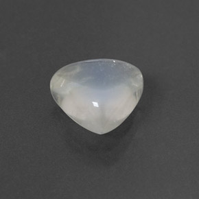 1.85캐럿 천연 블루 화이트 레인보우 문스톤, 트릴리언, 8.4×8.2 mm, 투명한