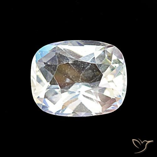 1.69ct 여러 가지 빛깔의 흰색 레인보우 문스톤, 방석, VVS