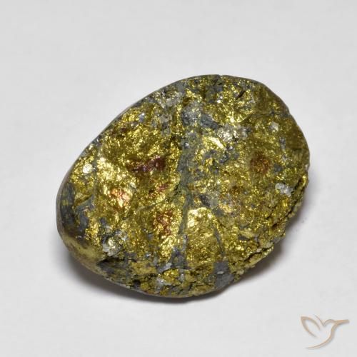 19.31ct 자연스러운 다색 레인보우 파이라이트, 팬시한, 불투명체