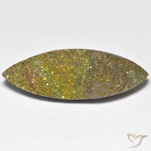 25.96ct 자연스러운 다색 레인보우 파이라이트, 보석, 불투명체
