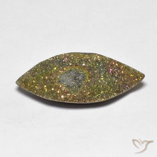 5.48ct 자연스러운 다색 레인보우 파이라이트, 보석, 불투명체