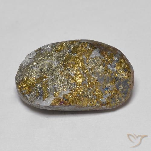 21.12ct 자연스러운 다색 레인보우 파이라이트, 팬시한, 불투명체