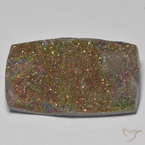 27.21ct 자연스러운 다색 레인보우 파이라이트, 바게트, 불투명체