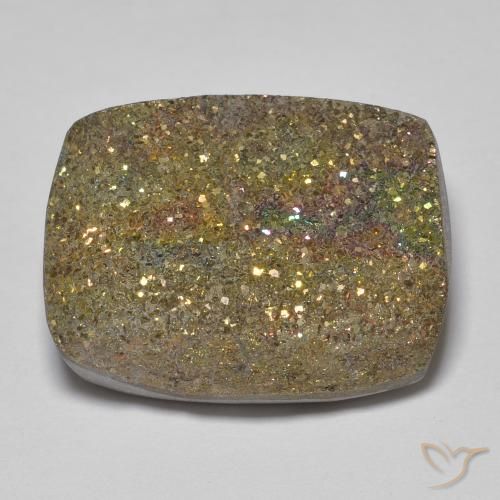 19.99ct 자연스러운 다색 레인보우 파이라이트, 바게트, 불투명체