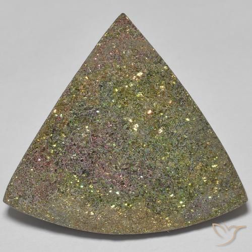 19.03ct 자연스러운 다색 레인보우 파이라이트, 일조, 불투명체