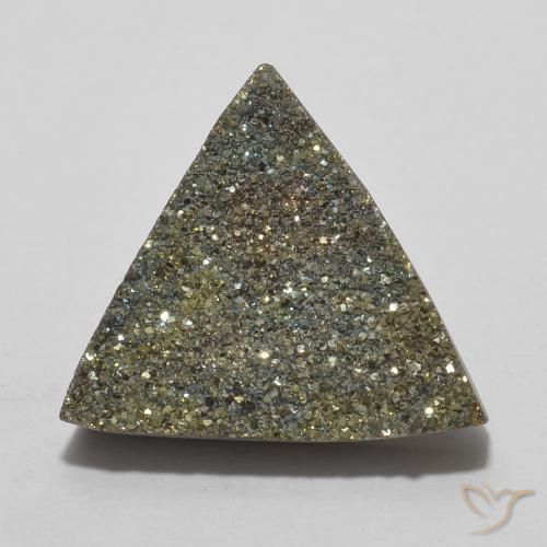 5.62ct 자연스러운 다색 레인보우 파이라이트, 일조, 불투명체