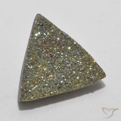 5.62캐럿 천연 다색 레인보우 파이라이트, 일조, 불투명체