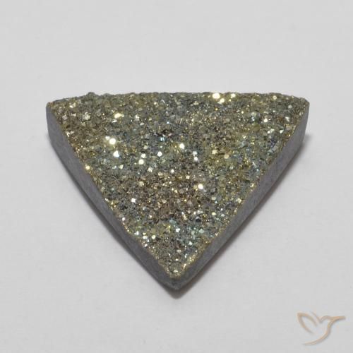 5.62캐럿 천연 다색 레인보우 파이라이트, 일조, 불투명체
