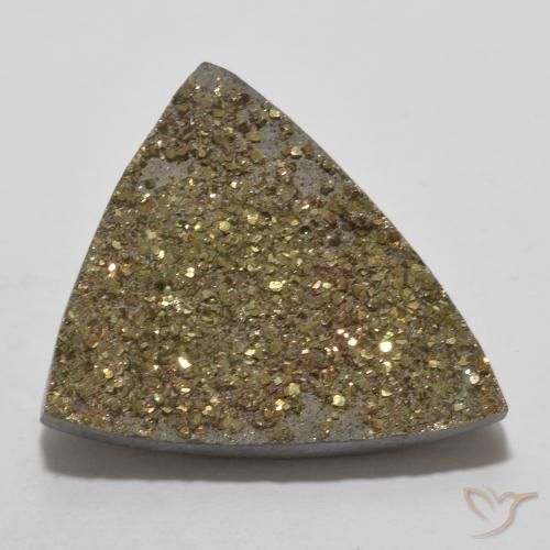 14.30ct 자연스러운 다색 레인보우 파이라이트, 일조, 불투명체