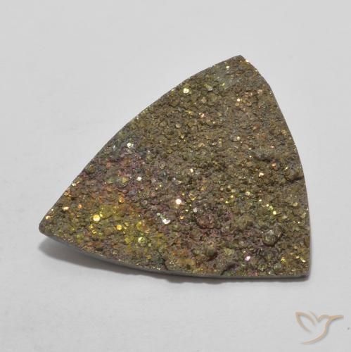 7.81ct 자연스러운 다색 레인보우 파이라이트, 일조, 불투명체