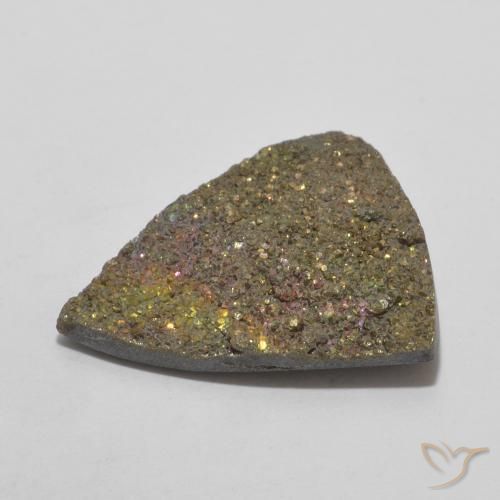 7.81캐럿 천연 다색 레인보우 파이라이트, 일조, 불투명체