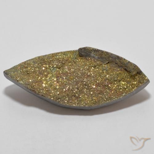 13.66ct 자연스러운 다색 레인보우 파이라이트, 보석, 불투명체