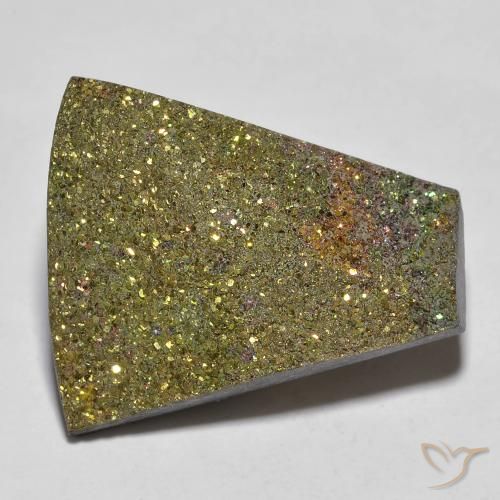 13.82ct 자연스러운 다색 레인보우 파이라이트, 팬시한, 불투명체