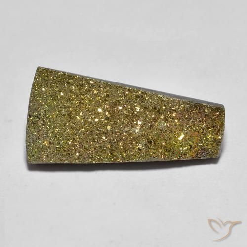 7.04ct 자연스러운 다색 레인보우 파이라이트, 팬시한, 불투명체
