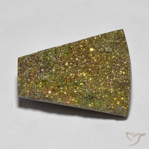 9.90ct 자연스러운 다색 레인보우 파이라이트, 팬시한, 불투명체