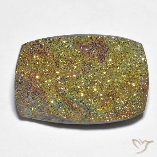 18.08ct 자연스러운 다색 레인보우 파이라이트, 바게트, 불투명체